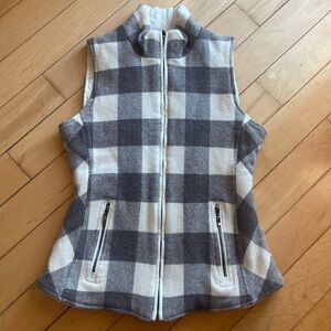 PENDLETON Plaid Wool Reversible Vest, Size: S